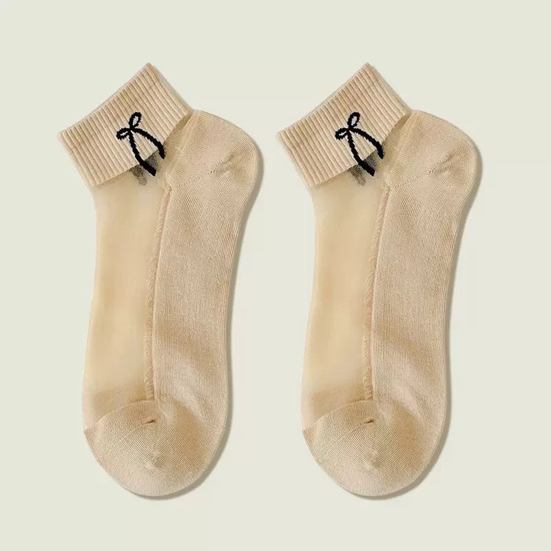 Inspiración Vintage Atmungsaktive Calcetines de Hilo