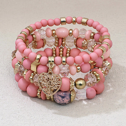 Boho-Chic Brazalete de Perlas Orgánicas