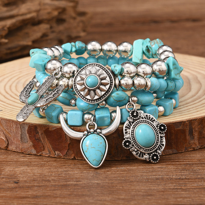 Boho-Chic Brazalete de Perlas Orgánicas