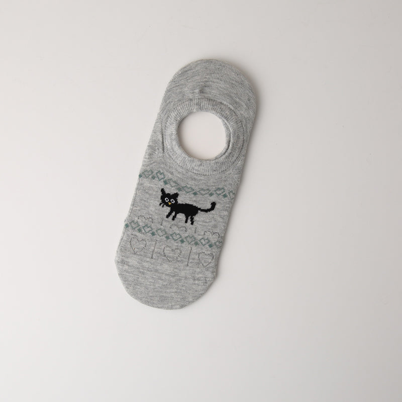 Calcetines de Hilo con Cartoon-Tiermotiven