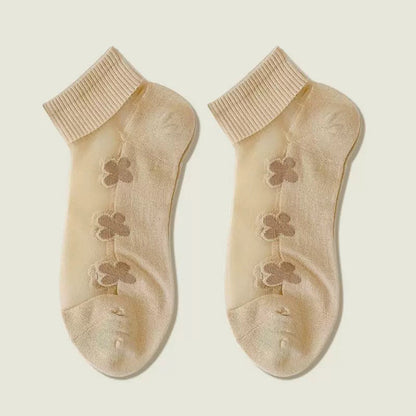Inspiración Vintage Atmungsaktive Calcetines de Hilo