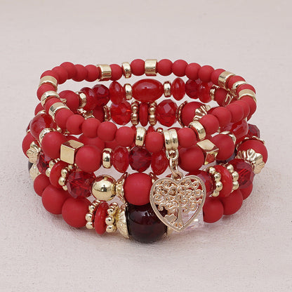 Boho-Chic Brazalete de Perlas Orgánicas