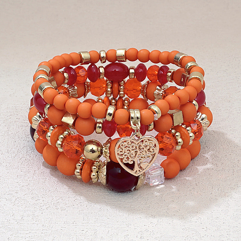 Boho-Chic Brazalete de Perlas Orgánicas