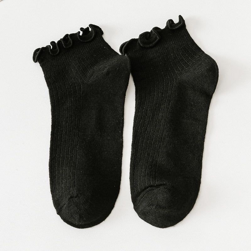 Lässige Einfarbige Calcetines de Hilo