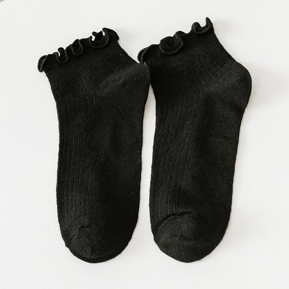 Lässige Einfarbige Calcetines de Hilo