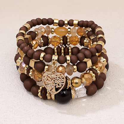 Boho-Chic Brazalete de Perlas Orgánicas