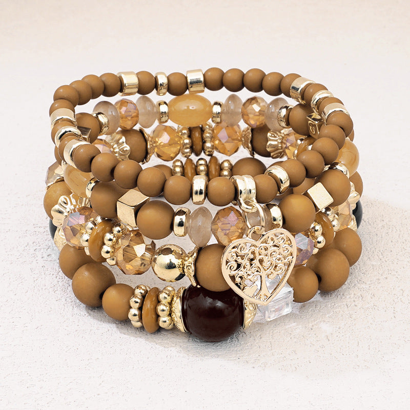 Boho-Chic Brazalete de Perlas Orgánicas