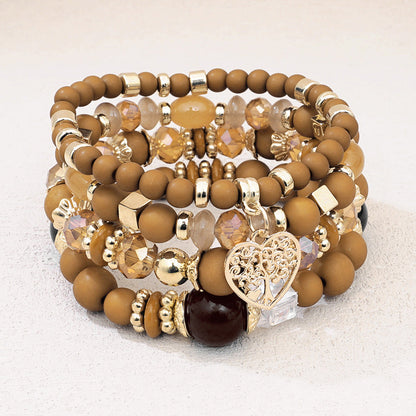 Boho-Chic Brazalete de Perlas Orgánicas