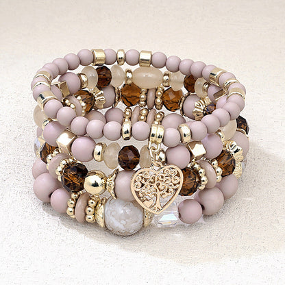 Boho-Chic Brazalete de Perlas Orgánicas
