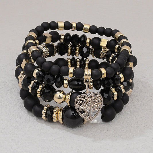 Boho-Chic Brazalete de Perlas Orgánicas