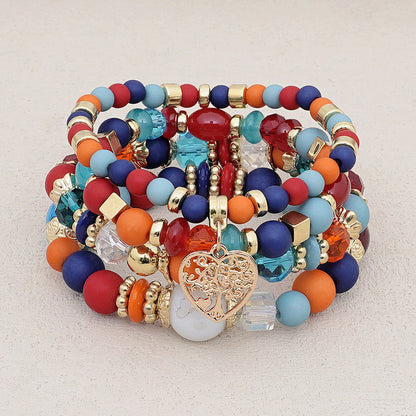 Boho-Chic Brazalete de Perlas Orgánicas