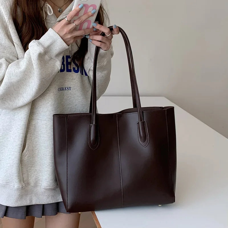 Vintage Large Capacity Tote Bag