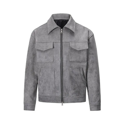 Noah Suede Overshirt Jacket