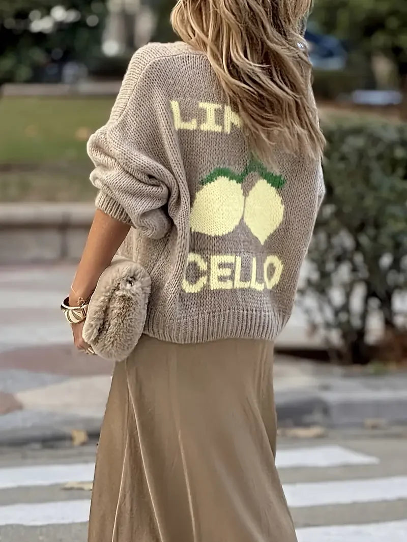 Women's Lemon Cardigan