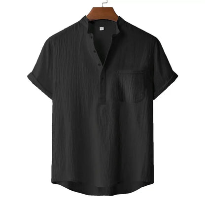 Kai Linen Henley T-Shirt