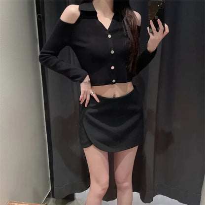 Women’s Asymmetric Mini Skort