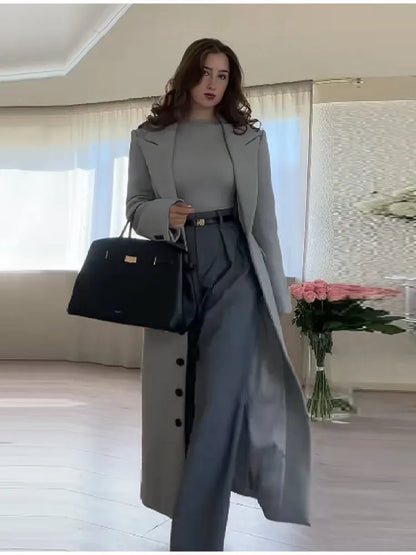 Women’s Slim Fit Long Coat
