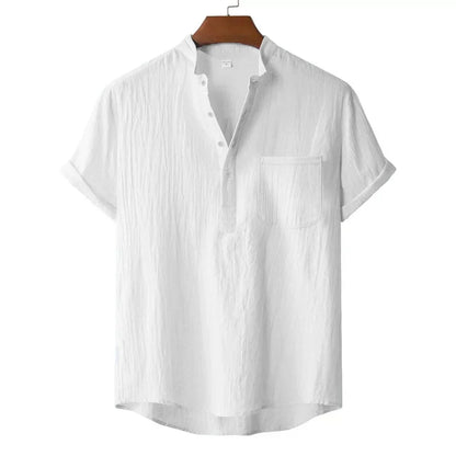 Kai Linen Henley T-Shirt