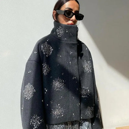 Embroidery Loose Coat