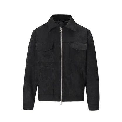 Noah Suede Overshirt Jacket