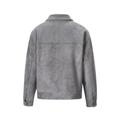 Noah Suede Overshirt Jacket