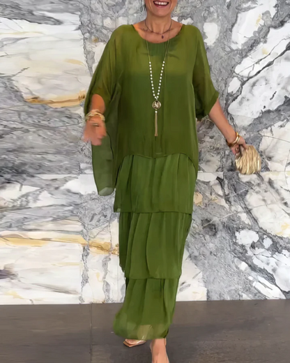 Lara – Elegant Long y Flowing Vestido