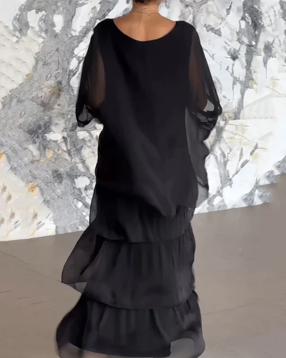 Lara – Elegant Long y Flowing Vestido