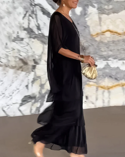Lara – Elegant Long y Flowing Vestido