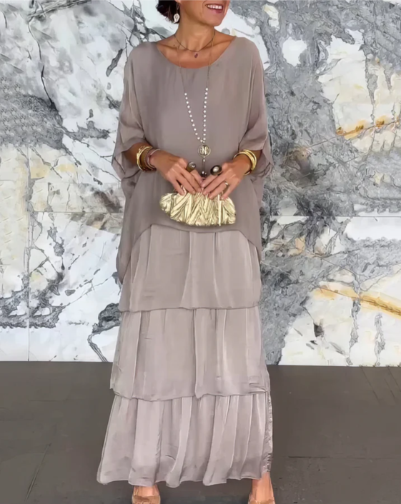 Lara – Elegant Long y Flowing Vestido