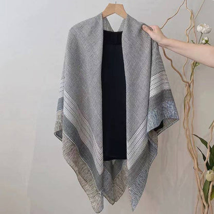 Casual Refinado Inspiración Vintage-Foulard de Cachemira