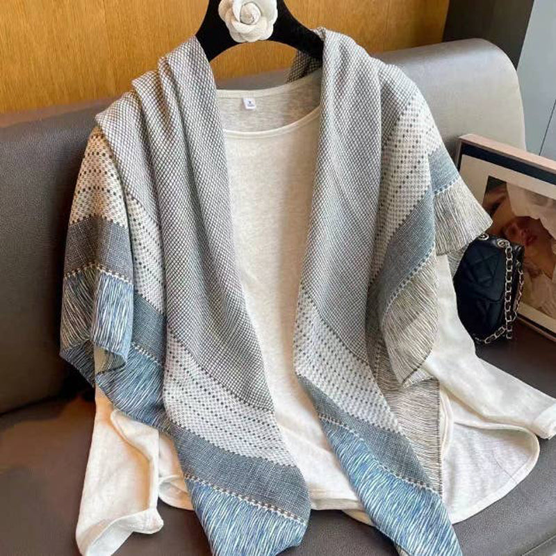 Casual Refinado Inspiración Vintage-Foulard de Cachemira