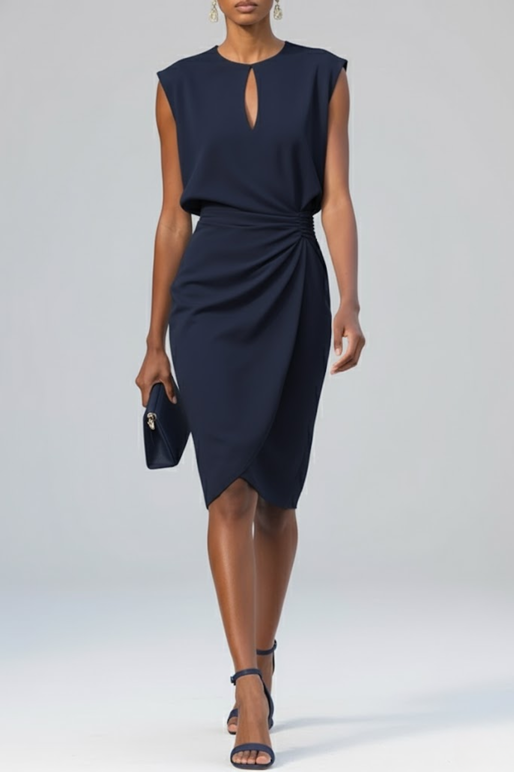 Vestido Midi Éloise Draped