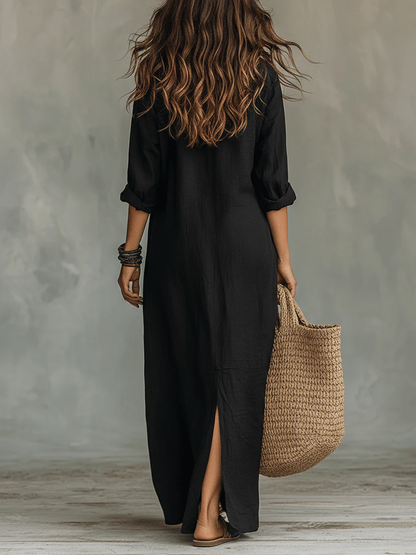 WILLOW | Effortless Vestido Maxi Flattering Silhouette Versatile Daily Wear