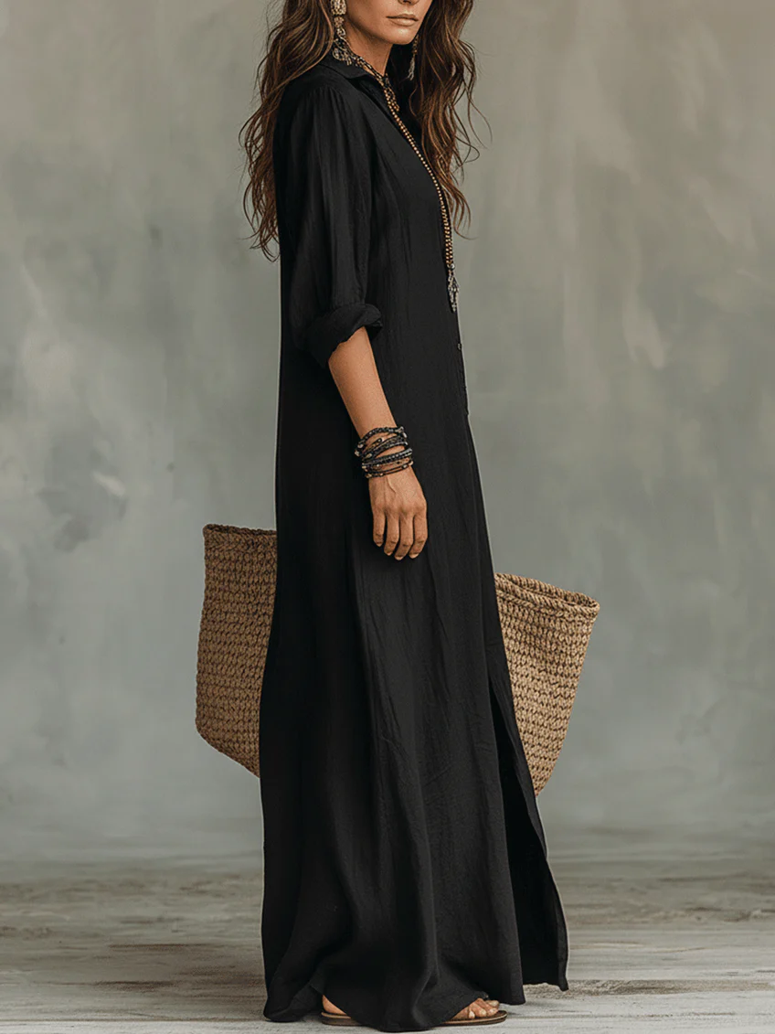 WILLOW | Effortless Vestido Maxi Flattering Silhouette Versatile Daily Wear
