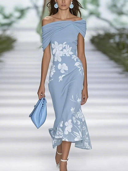 Frederique | Elegant Floral Print Vestido