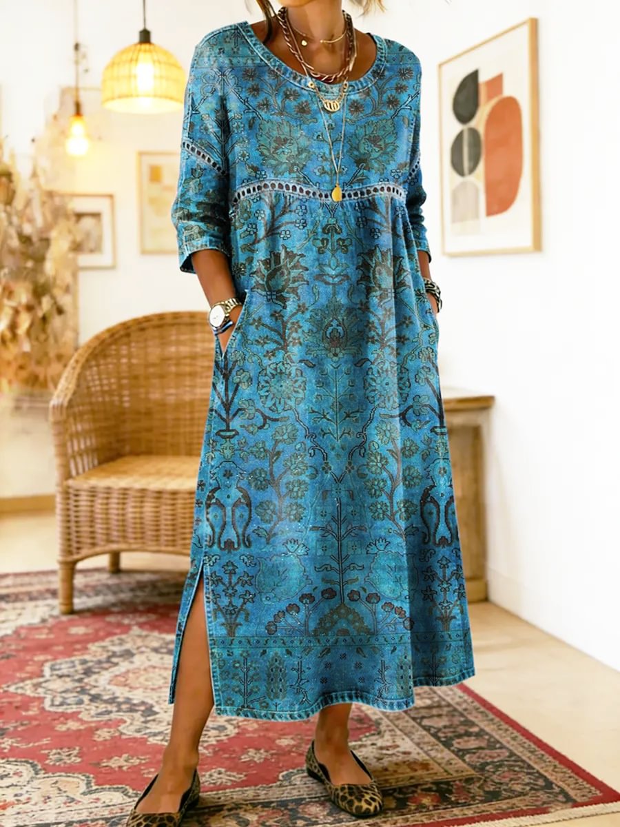 Elena | Printed Vestido
