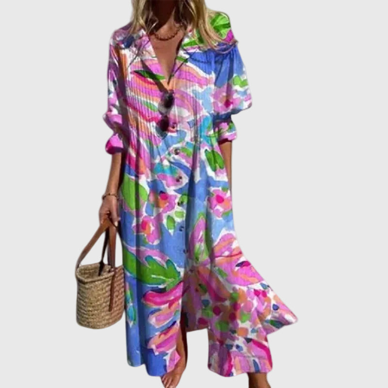 Zariah | Elegant Long Bohemian Style Vestido