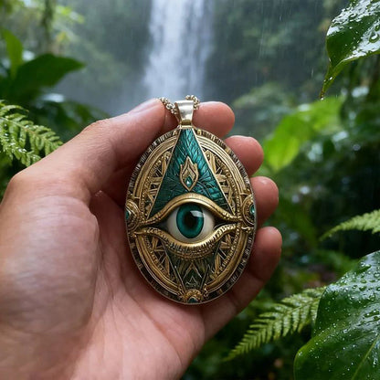 Inspiración Vintage-con Colgante Esculpido-Collar de Alta Joyería