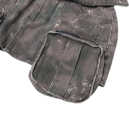 Deconstructed Cargo Pocket Mini Skirt