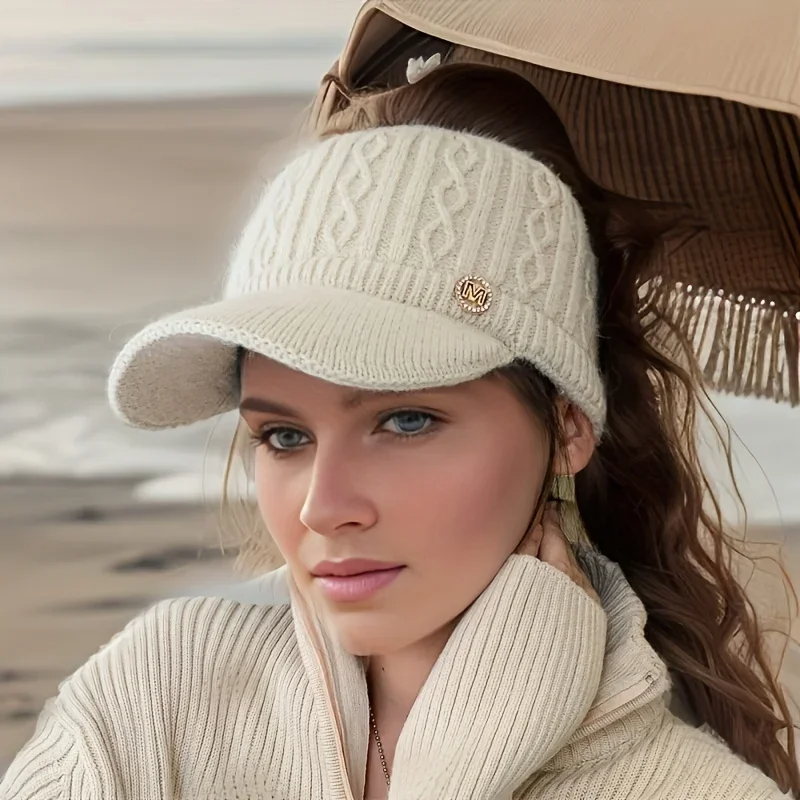 High Pony Knit Visor