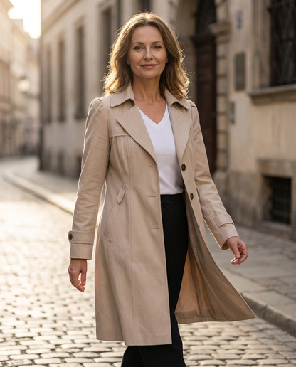 Olivia – Elegant Inspiración Vintage Summer Coat