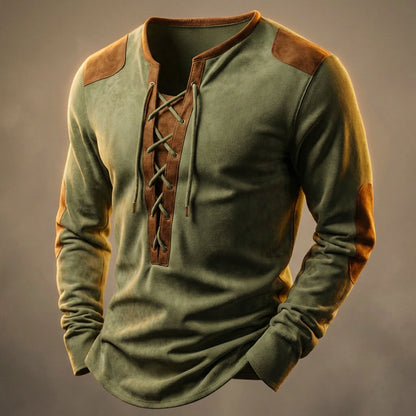 Asher Textured Henley Shirt