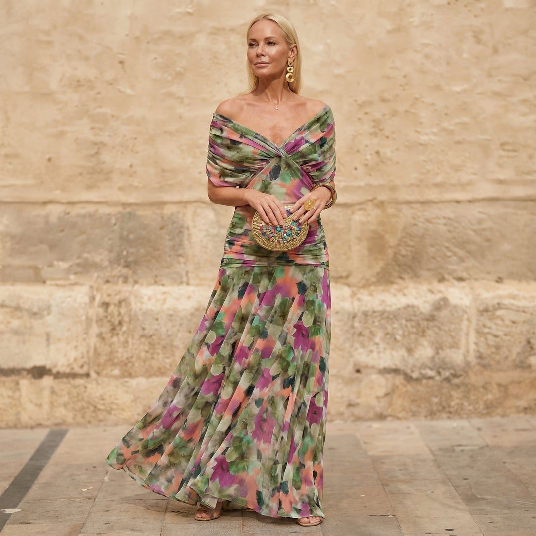 Kelsey | Elegant Colorful Vestido