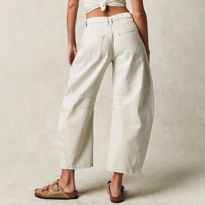 Caroline Wide-Leg Panel Jeans