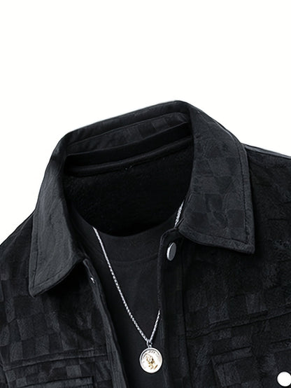 Taylor Checkered Suede Jacket