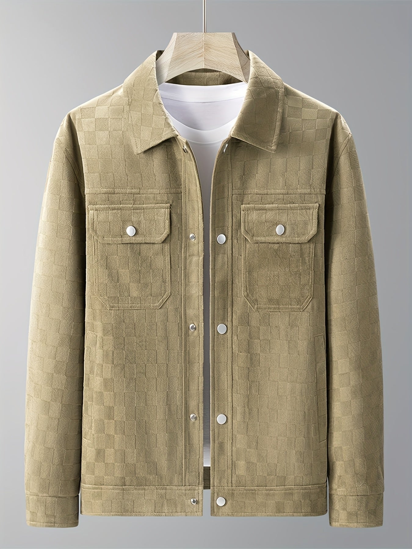 Taylor Checkered Suede Jacket