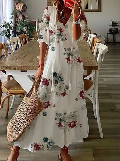 Luna | Relaxed boho style Vestido Midi