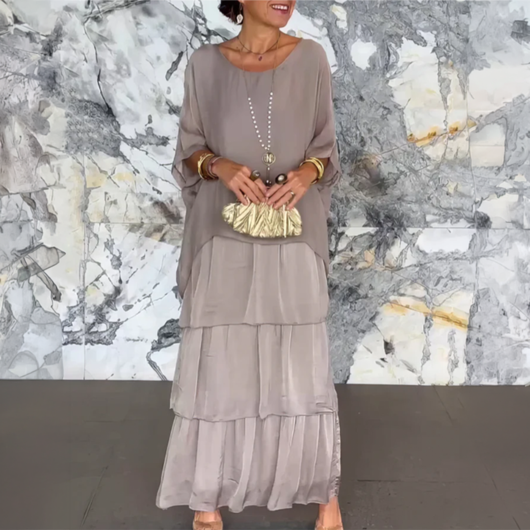 Lara – Elegant Long y Flowing Vestido