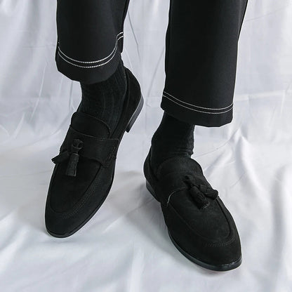 Ettore Suede Tassel Loafer